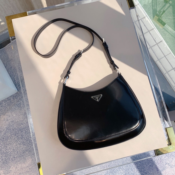 Pra*a cleo brushed leather shoulder bag