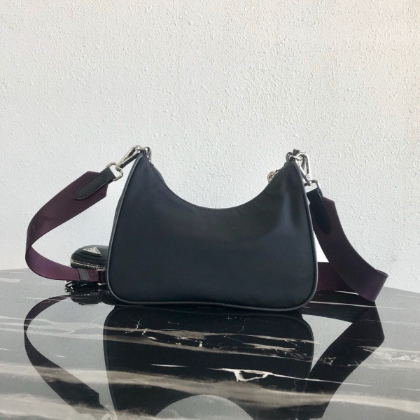 Pra*a nylon hobo bag