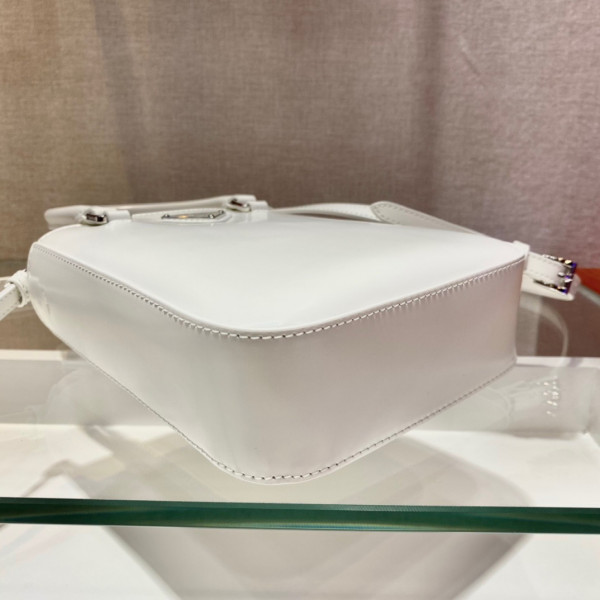 Pra*a small brushed leather tote