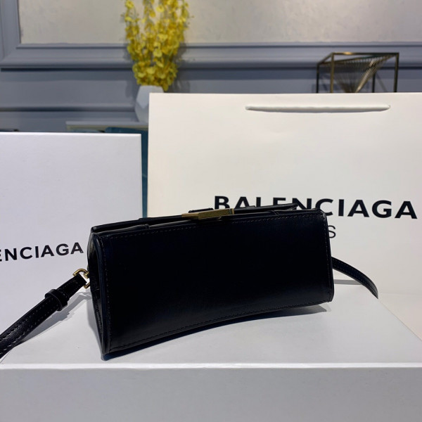 Ba*len*cia*ga hourglass xs top handle bag