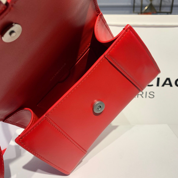 Ba*len*cia*ga hourglass xs top handle bag