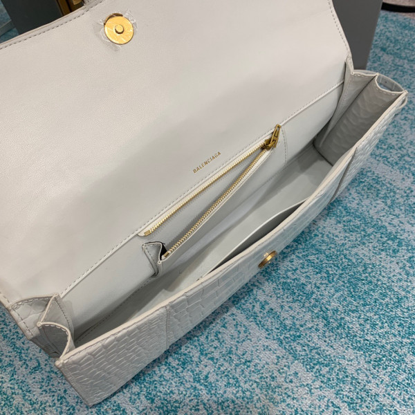 Ba*len*cia*ga  hourglass stretched top handle bag