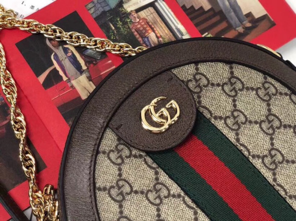 G*u*i ophidia mini gg round shoulder bag