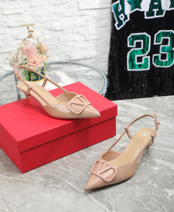 Valentino 40mm VLogo Signature slingback pumps