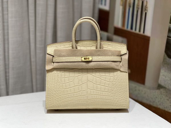 H**mes birkin 20cm-crocodile leather