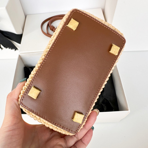 Y*L le 37 mini in raffia -15*13*6cm