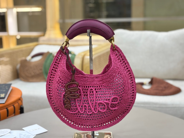 Chloe 25S summer banana hobo bag - 36*21.5*2cm