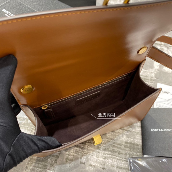 Y*L loulou carre satchel in smooth leather